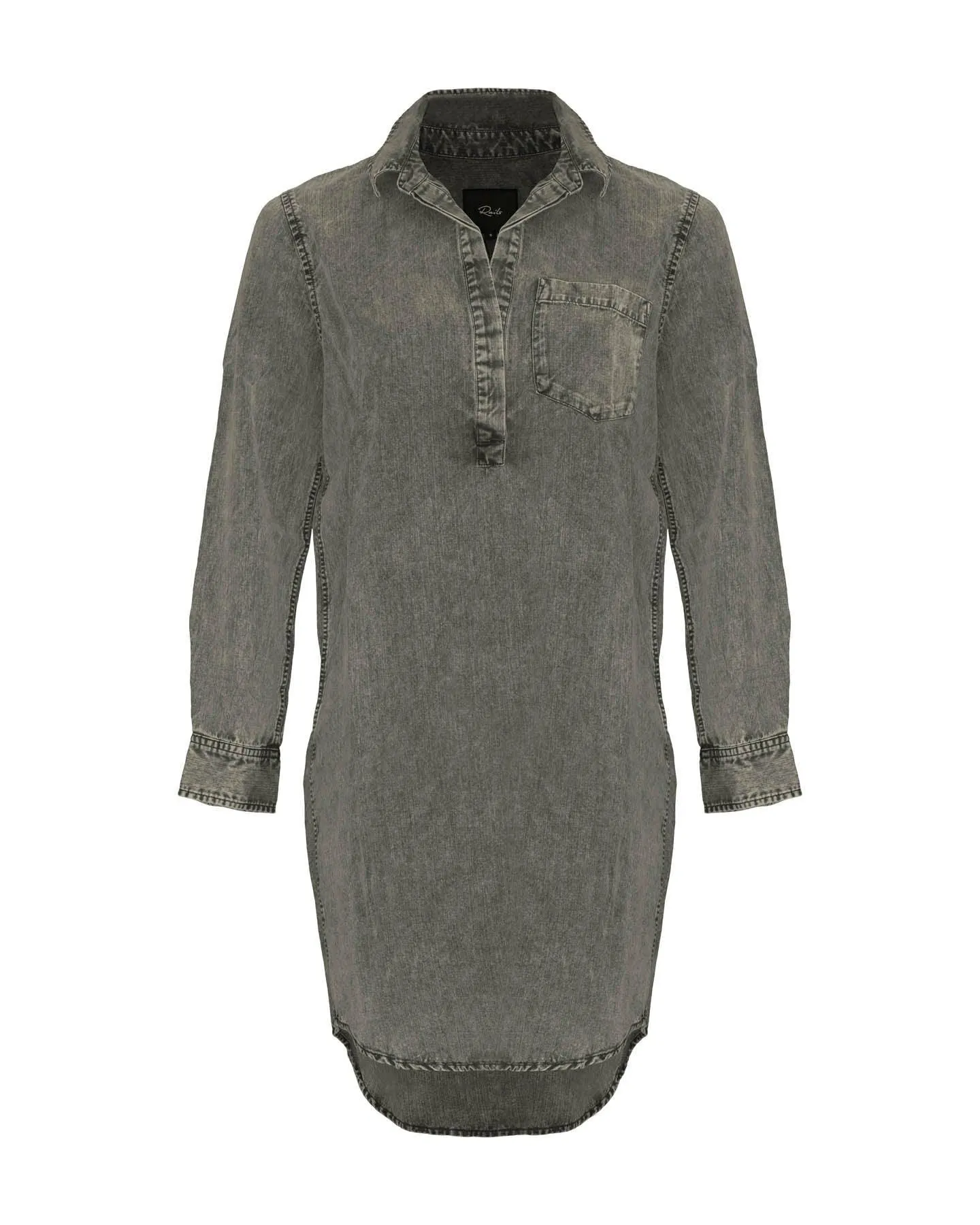 Elva Denim Long Shirt/Dress