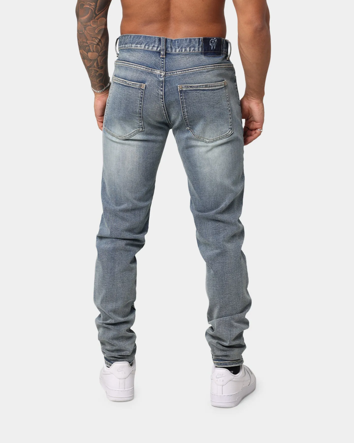 EN ES Vortex X13 Denim Jeans Washed Bue