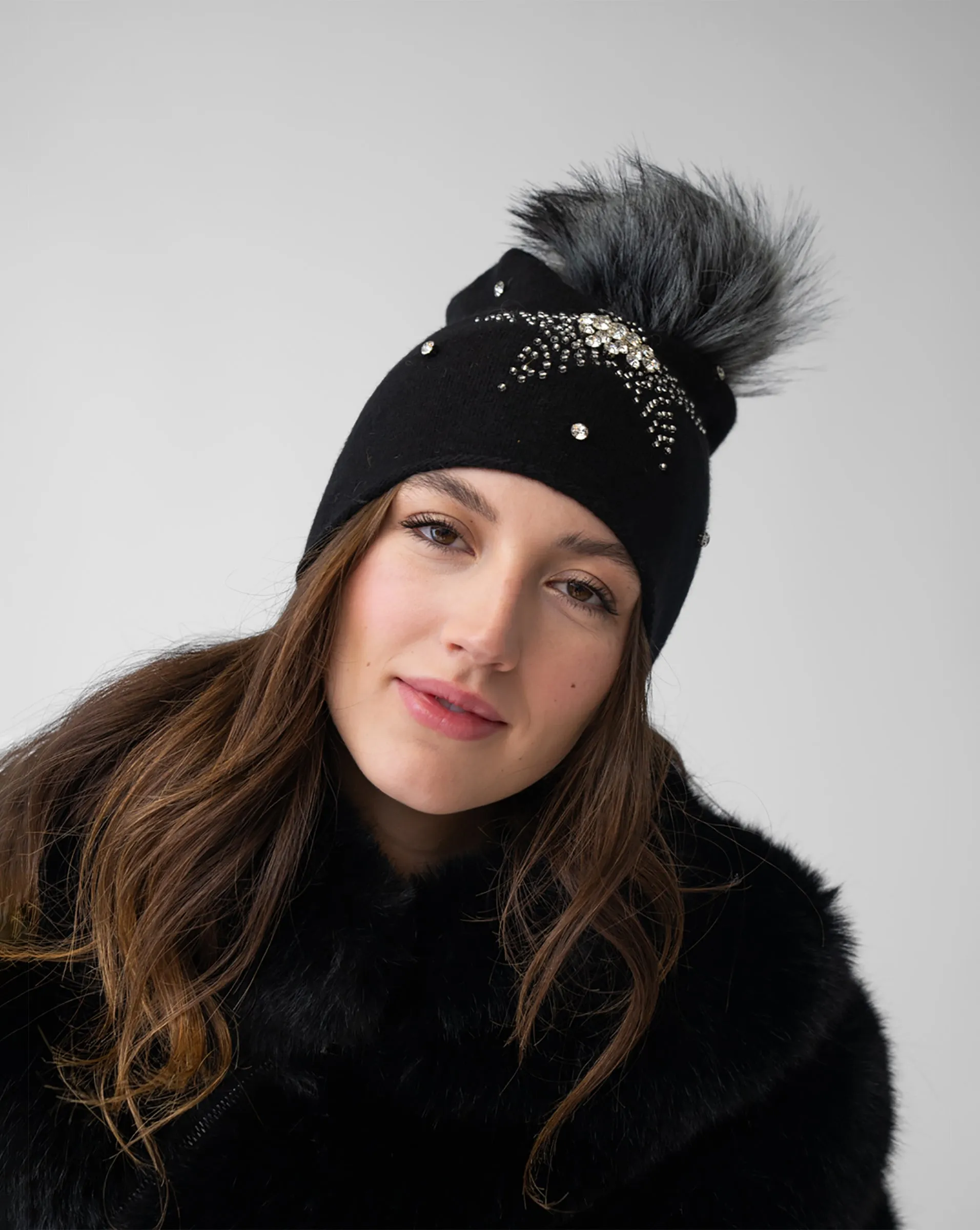 FINAL SALE - Crystal Embellished Star Hat