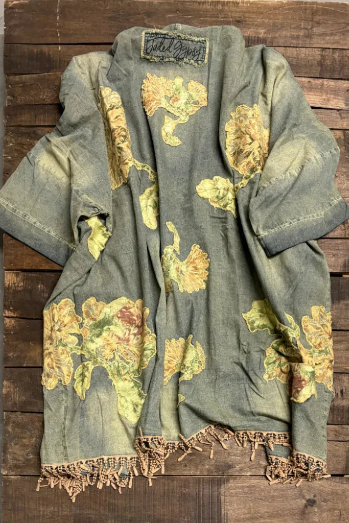 Floral Skies Duster