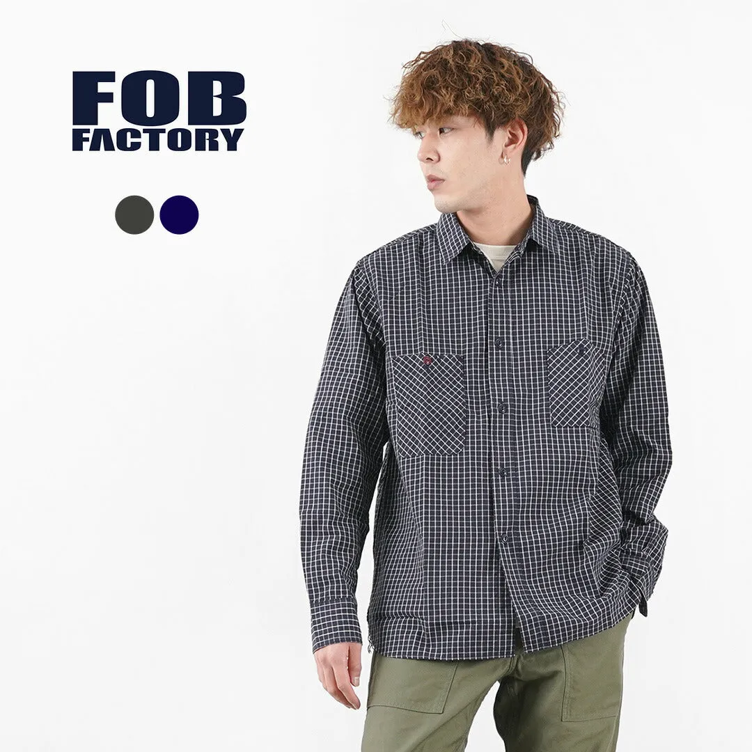 FOB FACTORY / F3489 GRAPH CHECK WORK SHIRT