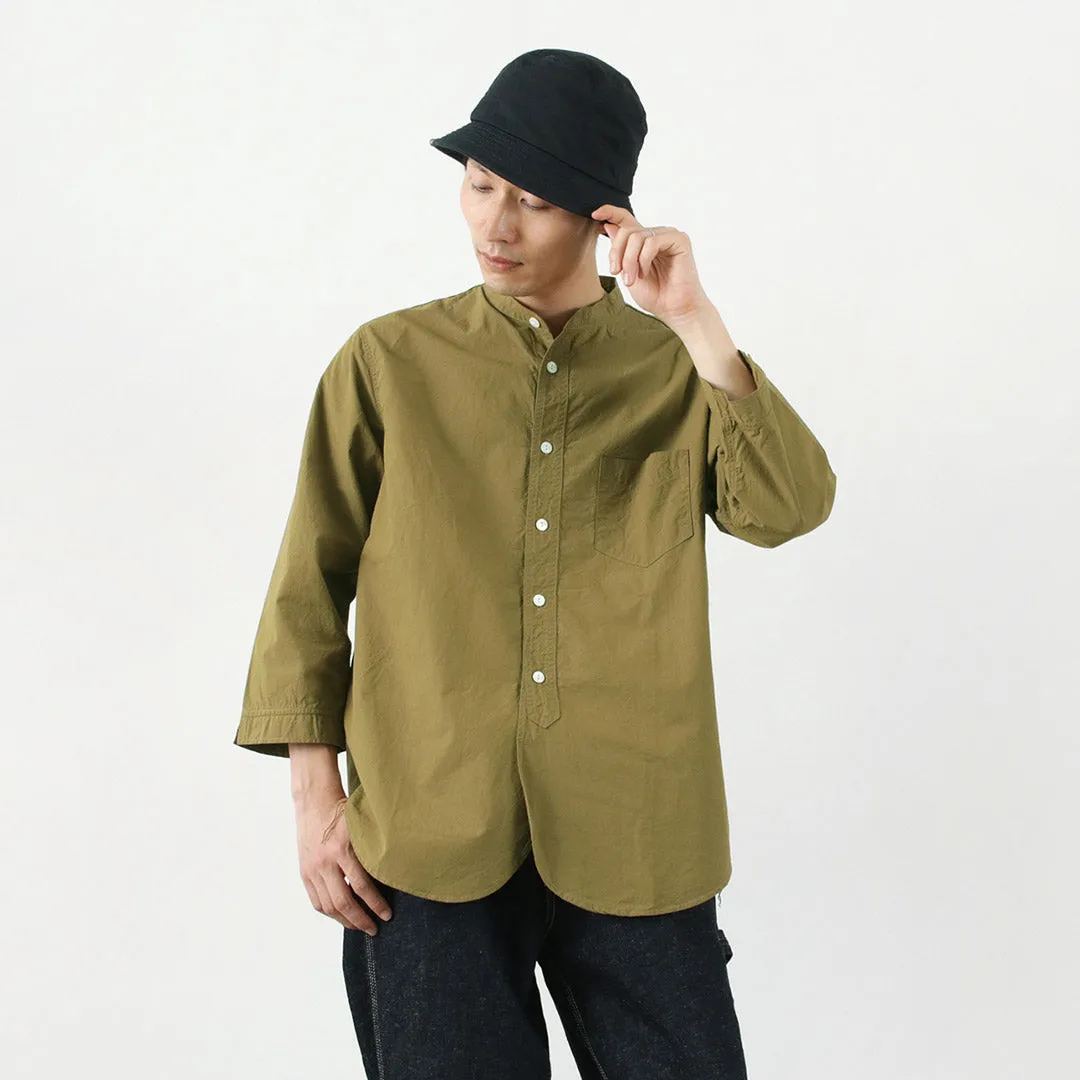 FOB FACTORY / FRC006 military dump band collar shirt