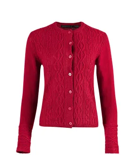 Foxrock Cardigan Venetian Red