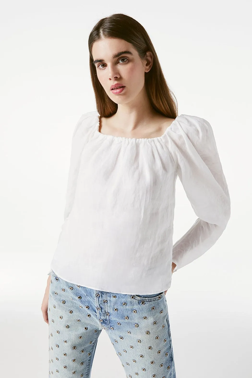 FRAME - Off the Shoulder Billow top