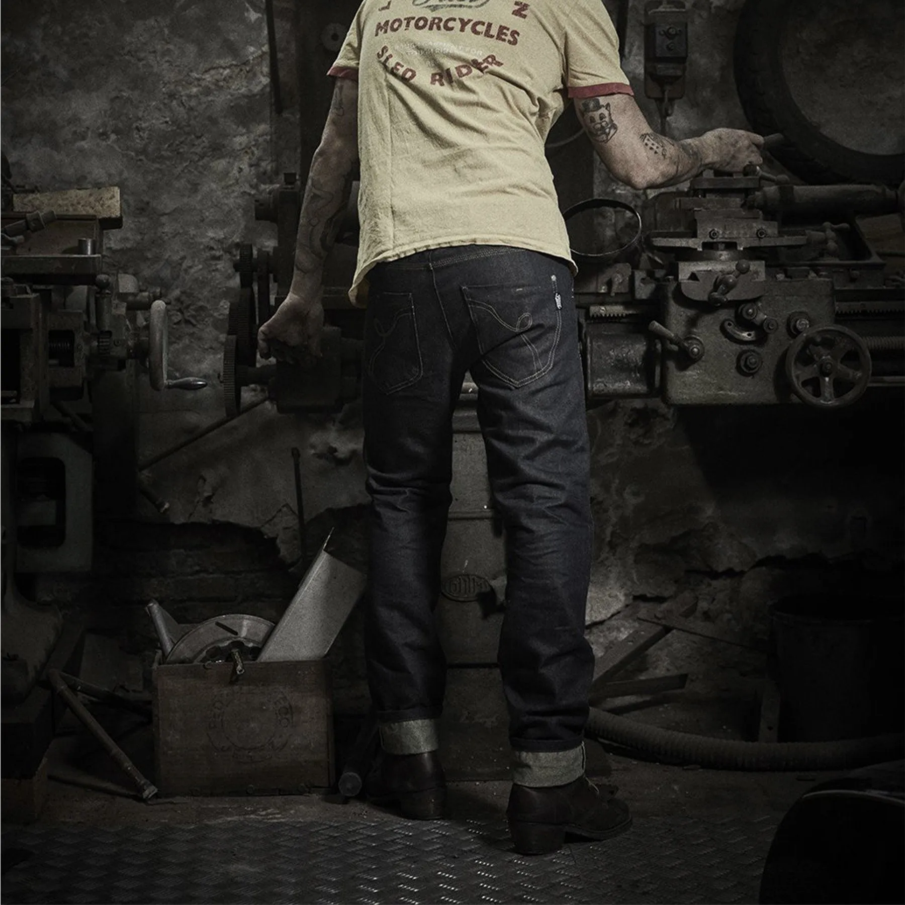 Fuel Selvedge Denimjeans Greasy