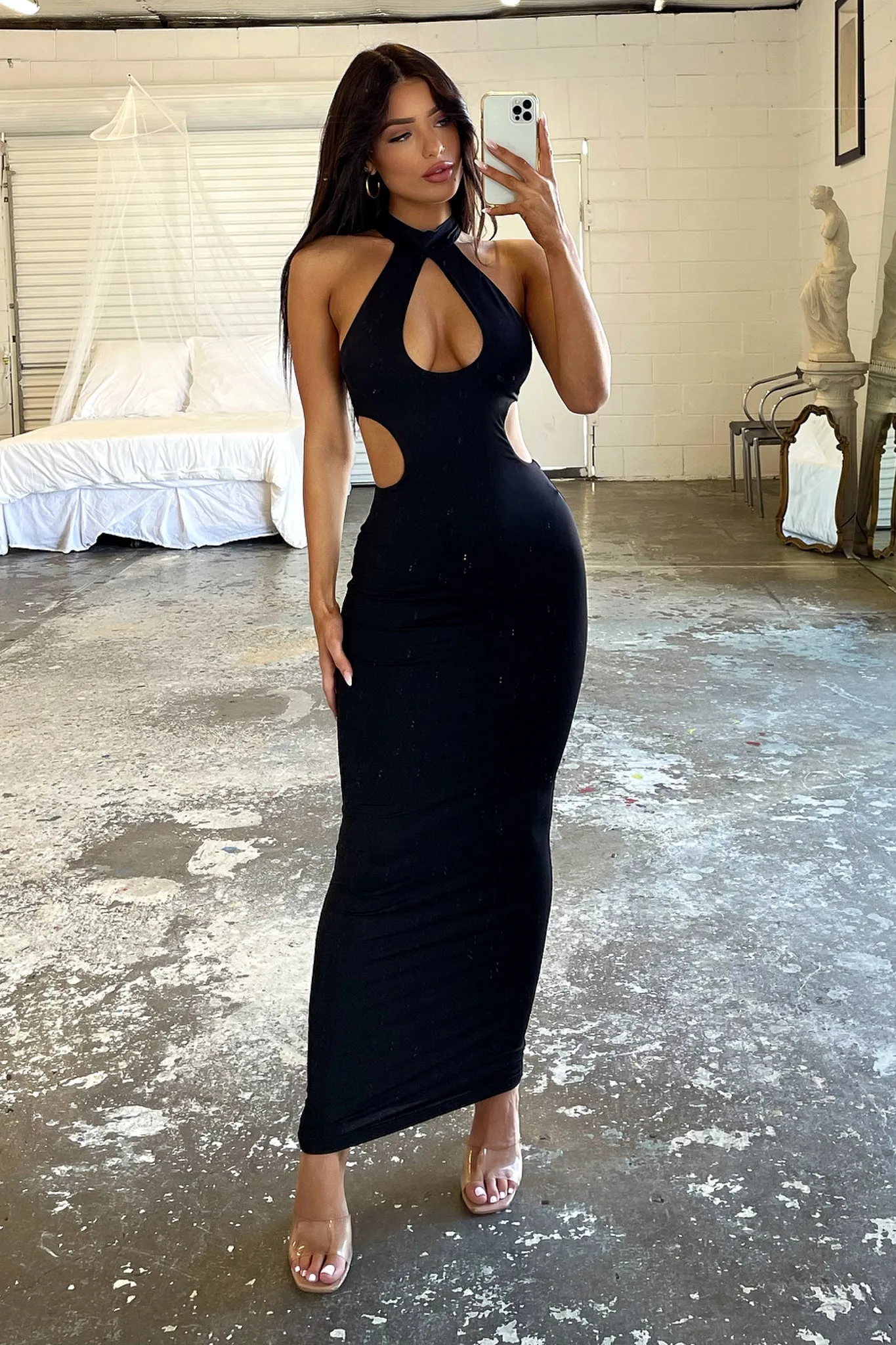 Gianna Maxi Dress - Black