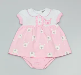 Girls Bunny Dress & Pants (0-3-9 Months)-GF1079