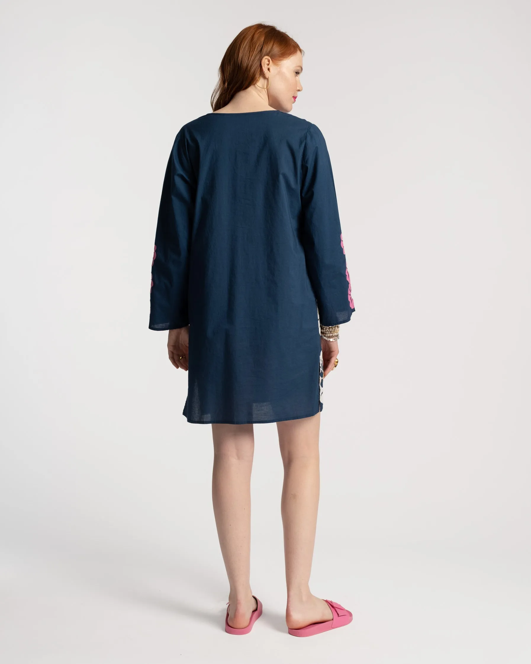 Goldie Tunic Sunrise Navy Multi