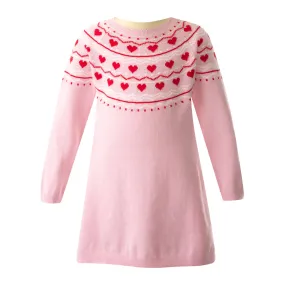 Heart Knit Tunic Dress