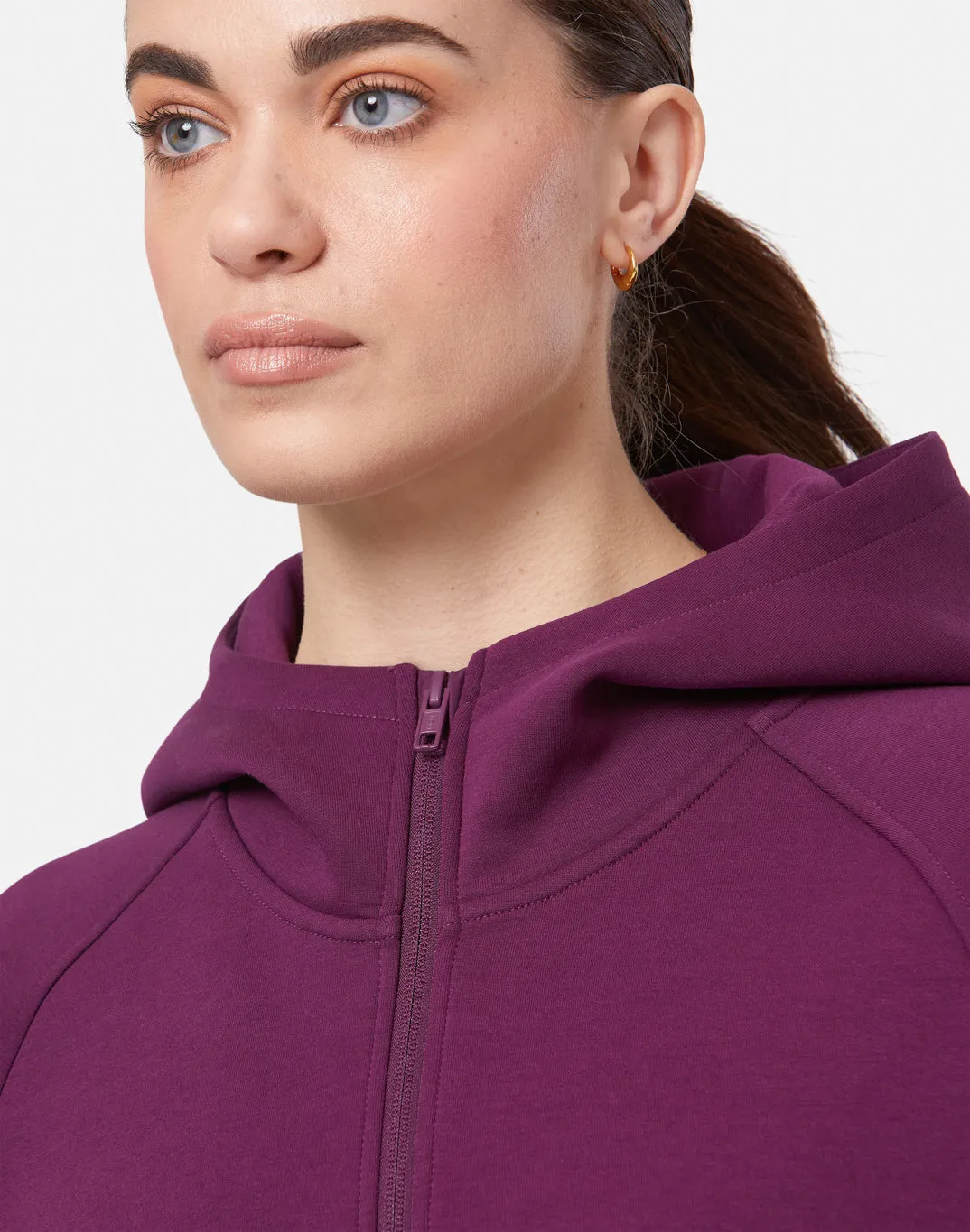 Ignite Zip Hoodie in Sangria