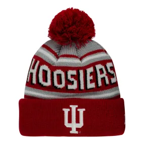 Indiana Hoosiers Crimson and Grey Knit Hat