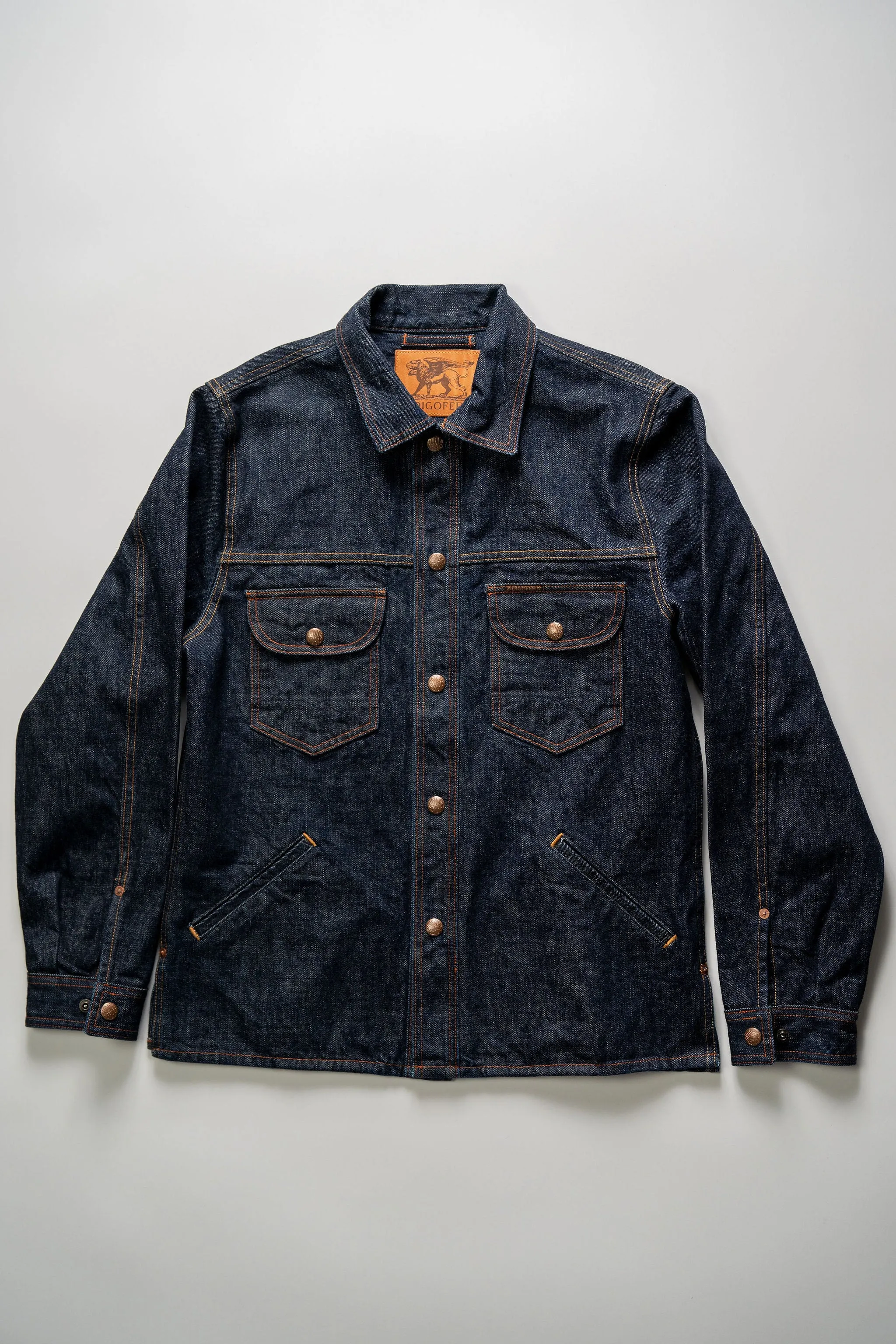 Indigofera Fargo Trucker - Rinsed Shiroyama 18oz