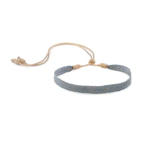 Izy n°1 Choker in Gold Denim