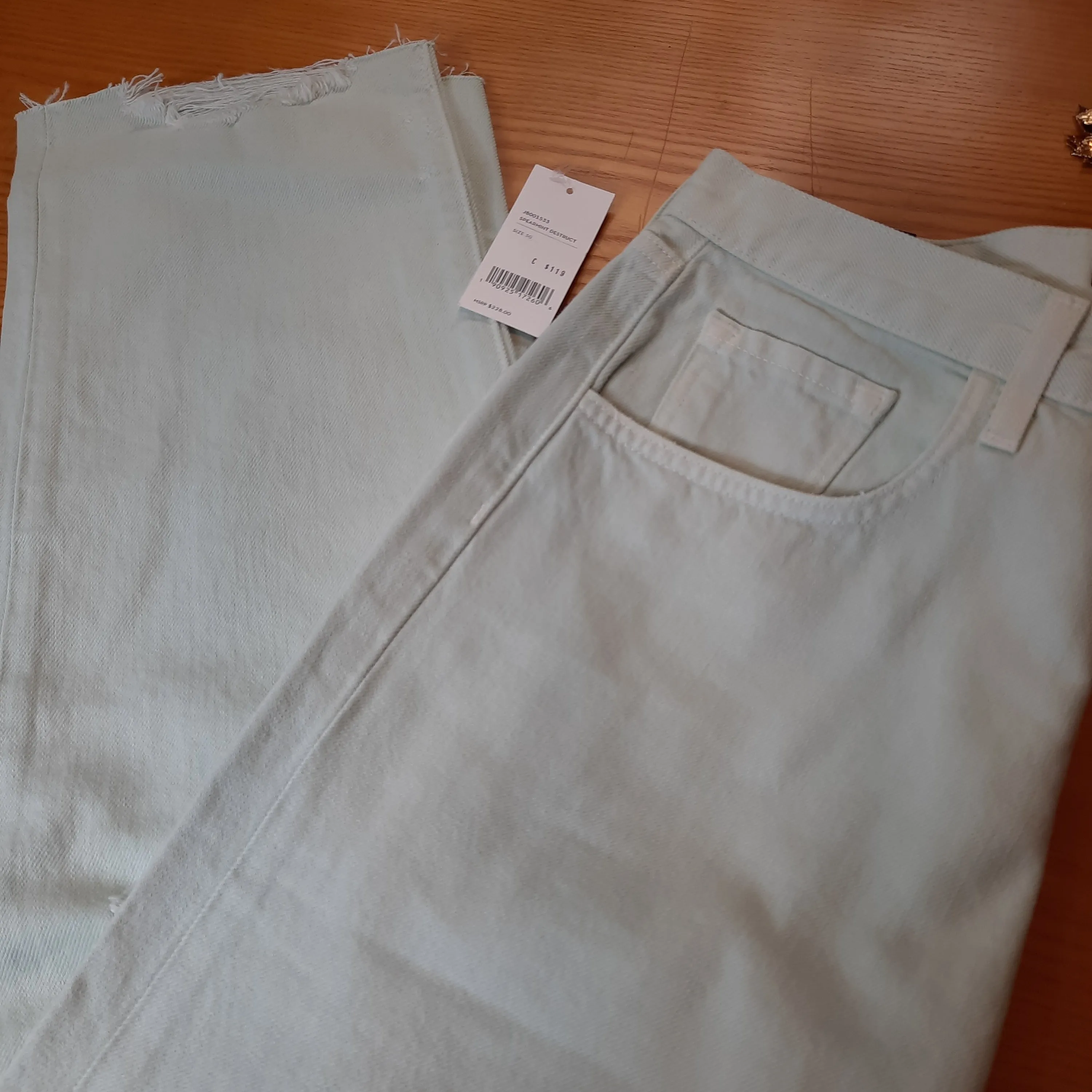 J Brand Wynne High Rise Crop Straight Leg Jeans Size 30