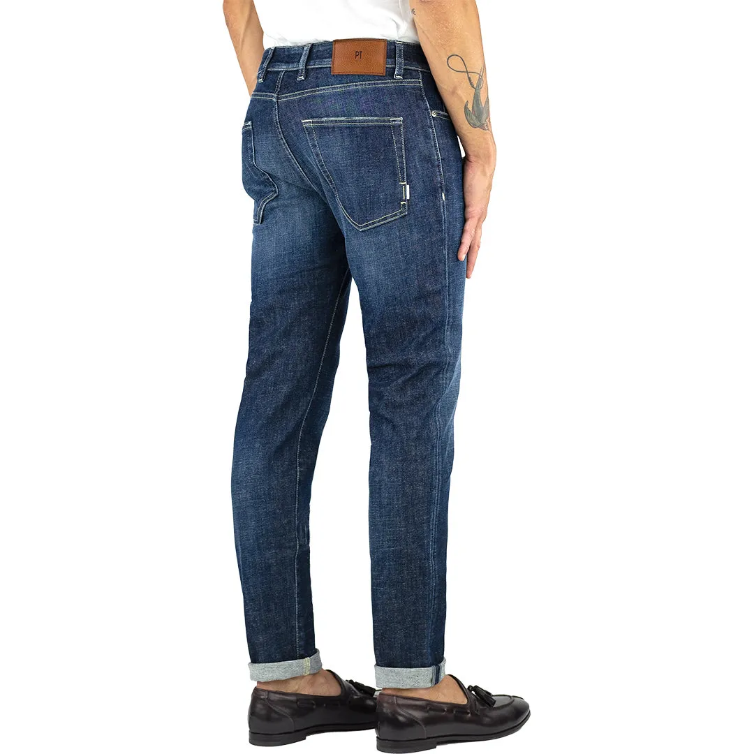 Jeans PT Torino Denim Rock Lavaggio Medio Scuro