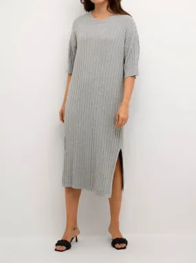 KALOLA KNIT DRESS | GREY MELANGE