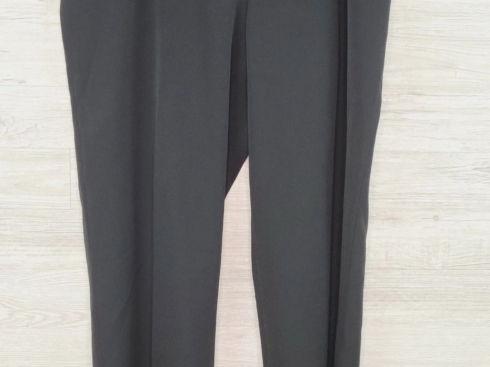 Kasper Kate Women's Black Classic Fit Straight-Leg Pants Plus Size 22W