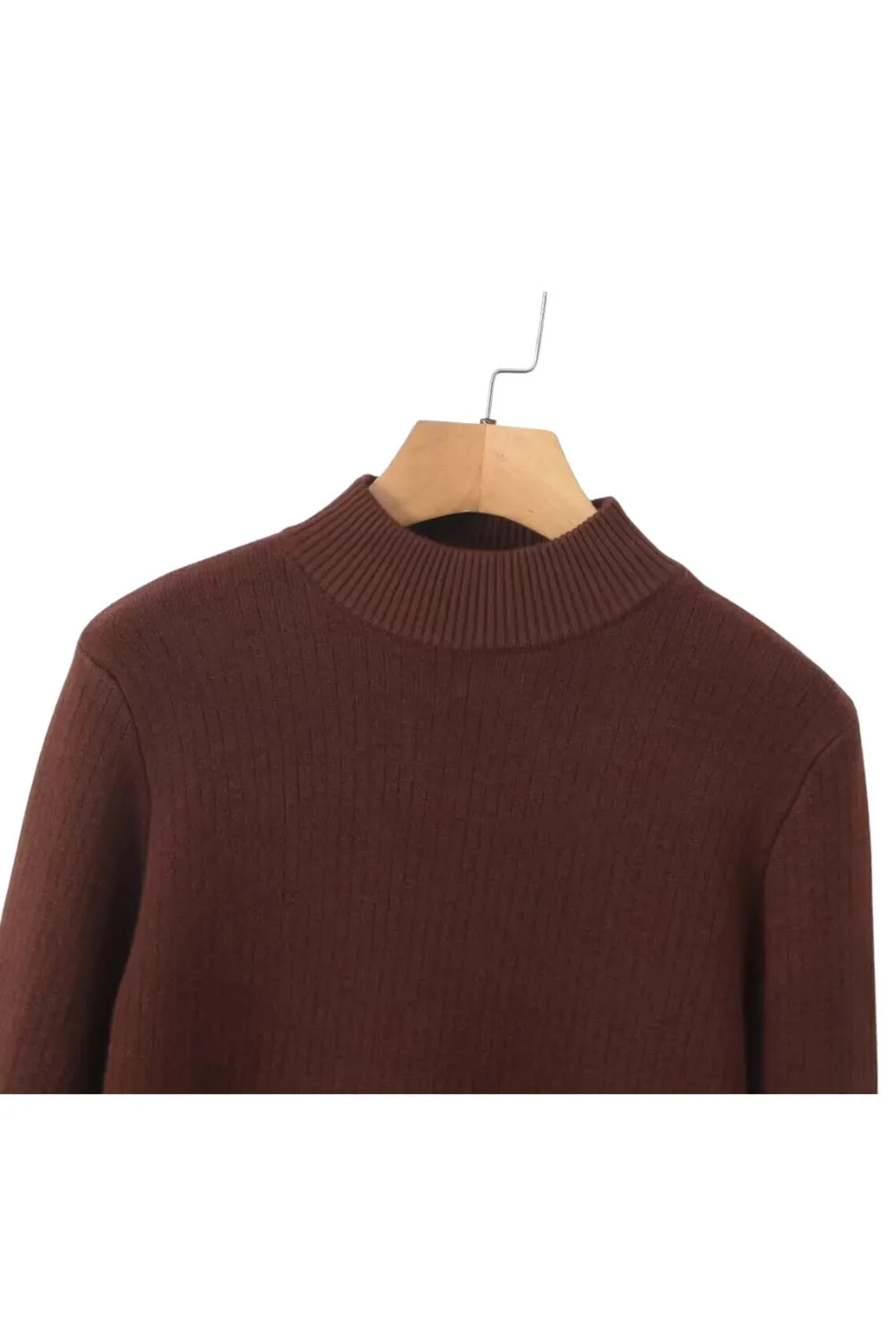 'Kate' Fleece-Lined Warm Pullover Sweater