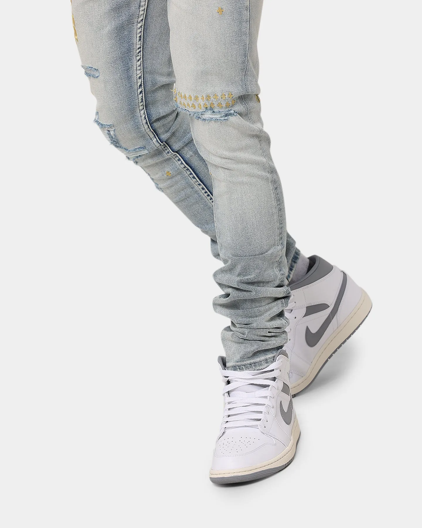 Ksubi 23 Van Winkle Mid Blue Denim Pants Denim