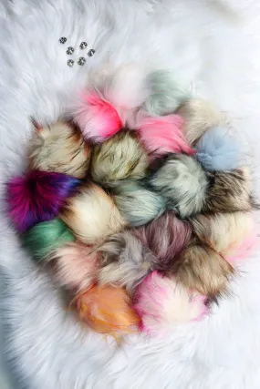 Large 6" Faux Fur Pom-Pom