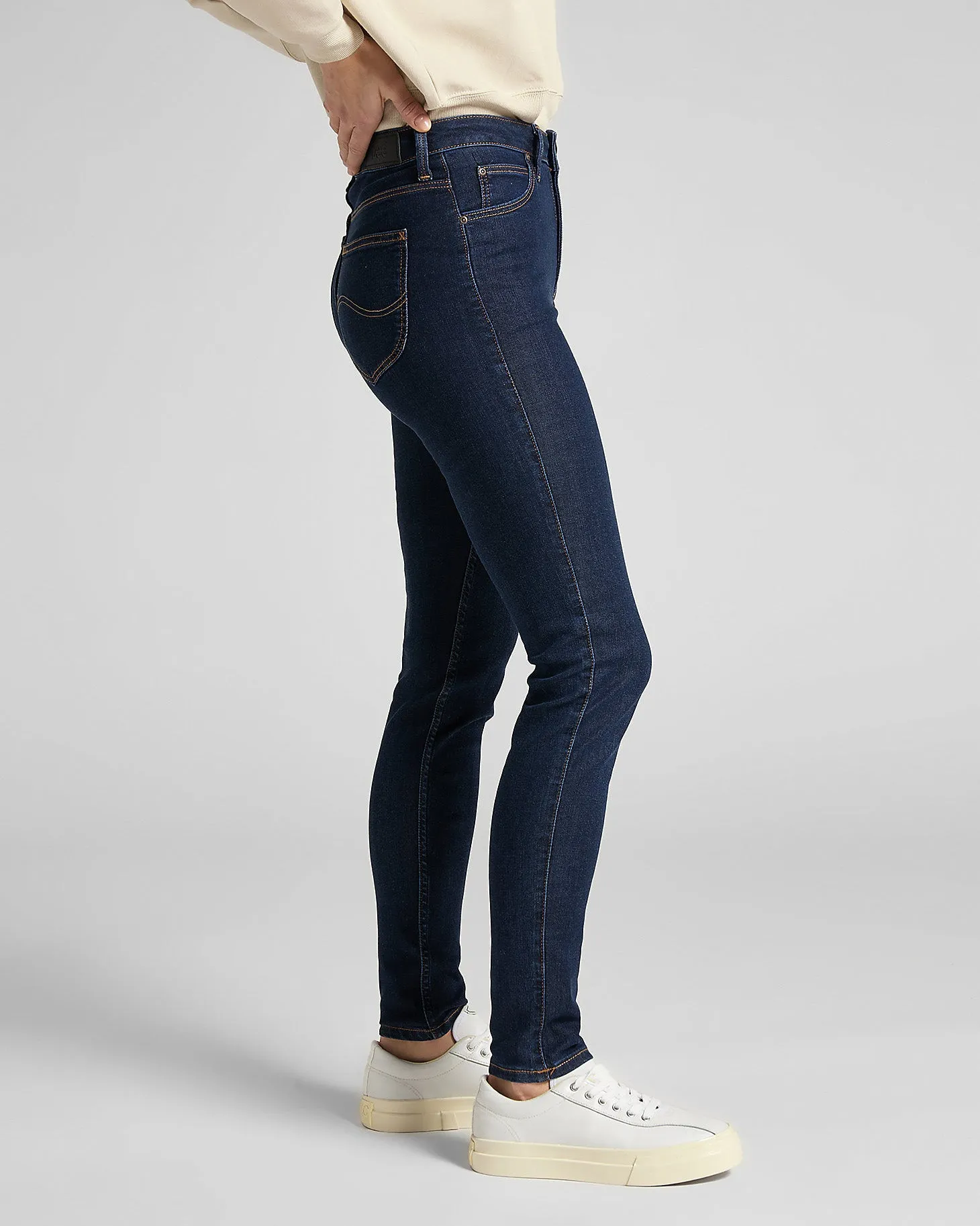 Lee Scarlett High Skinny Womens Jeans - Tonal Stonewash