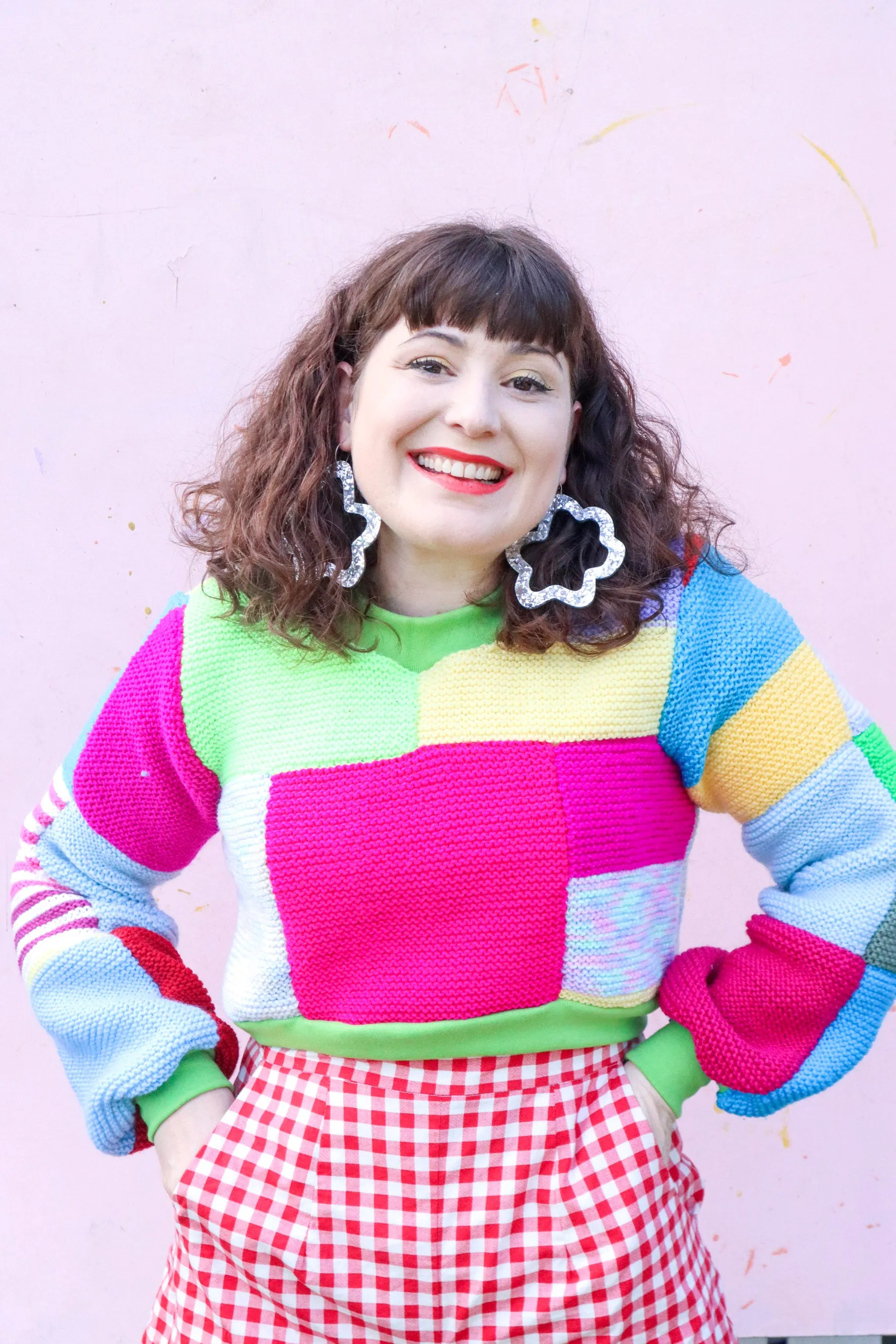 Lilly Patchy Jumper - One of a kind