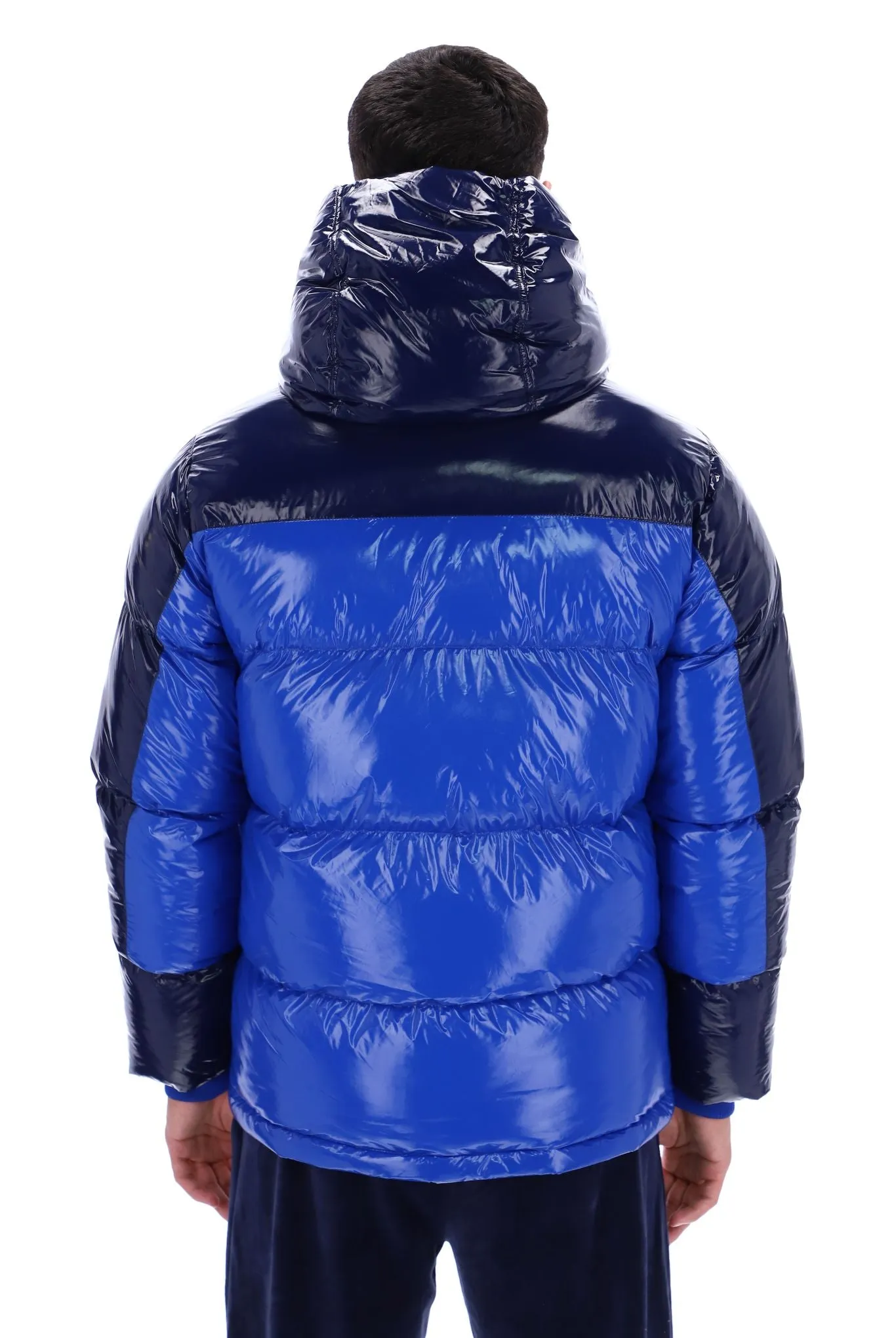 Lionel Oversized Colour Block Puffer Jacket