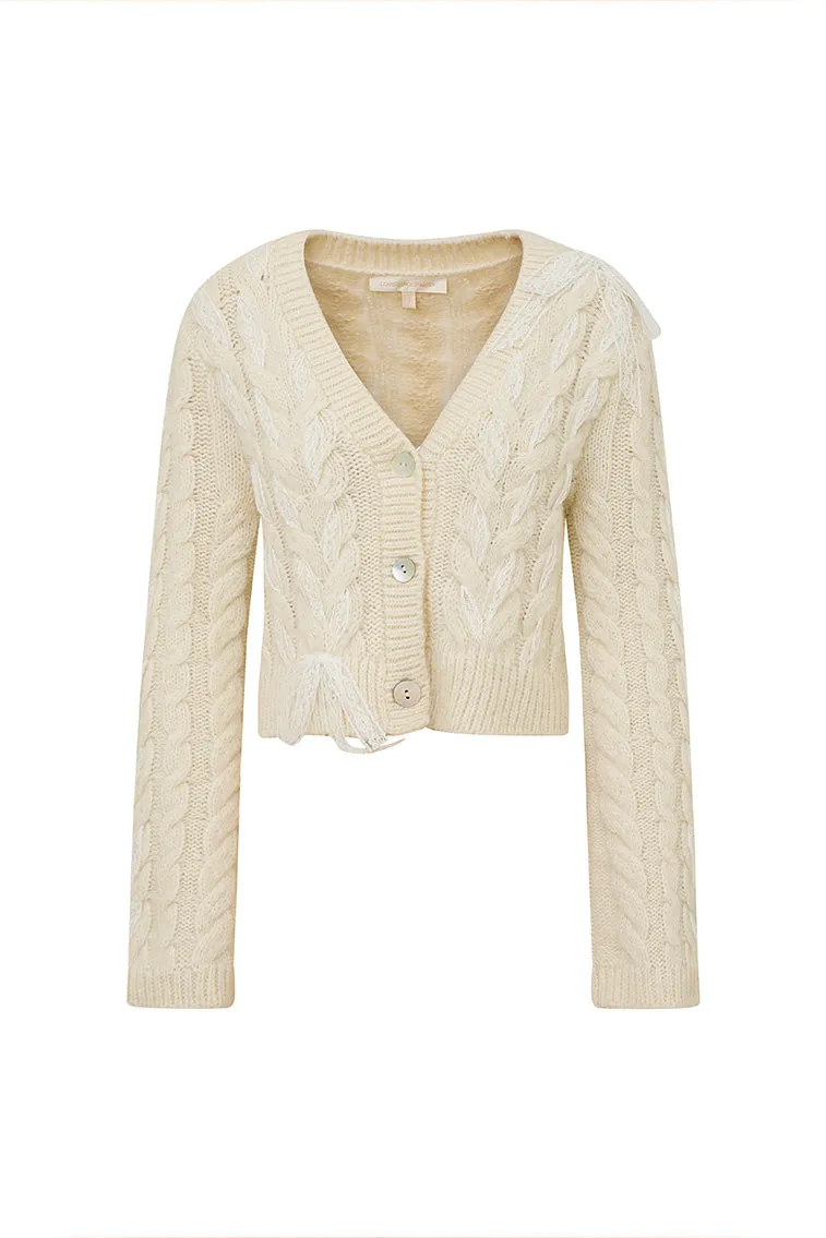 Louella Wool Knit Cardigan