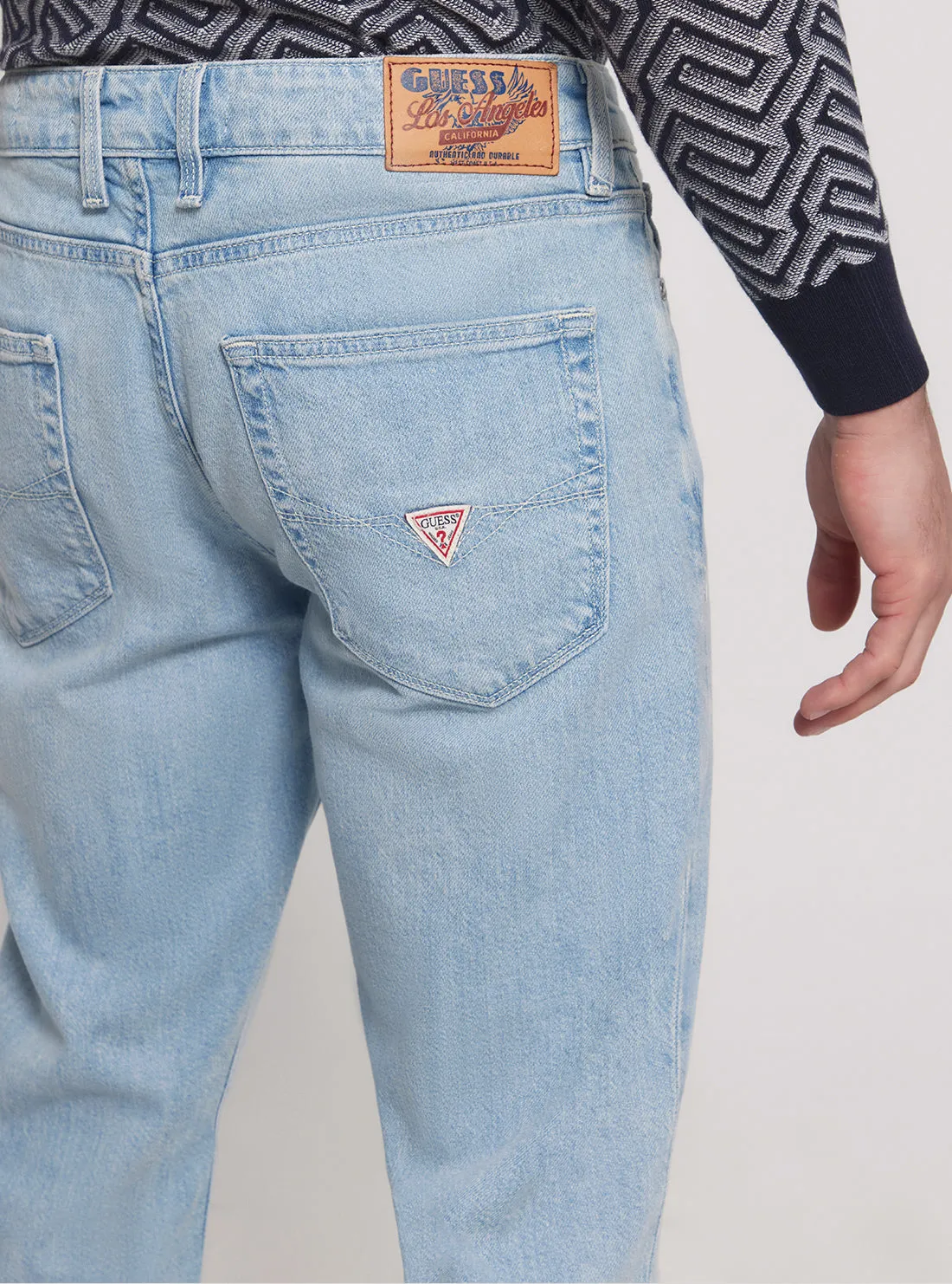 Low-Rise Angels Denim Jeans in Light Wash