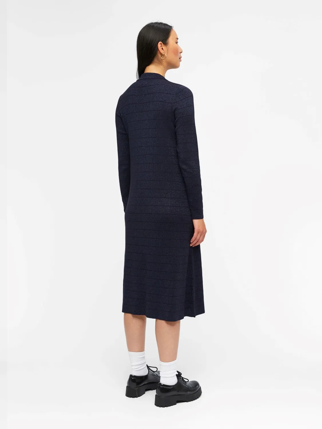 Martina Cardigan Knit Dress (Sky Captain)