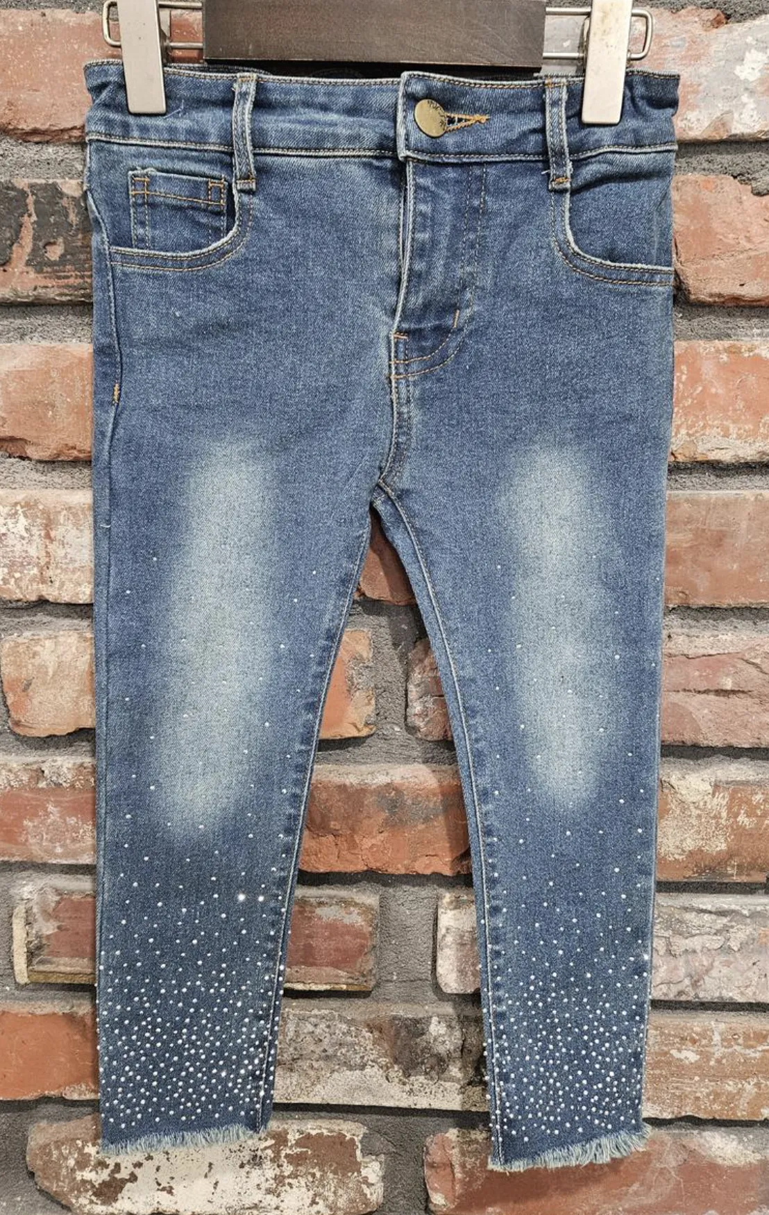 Medium Washed Stone Jeans