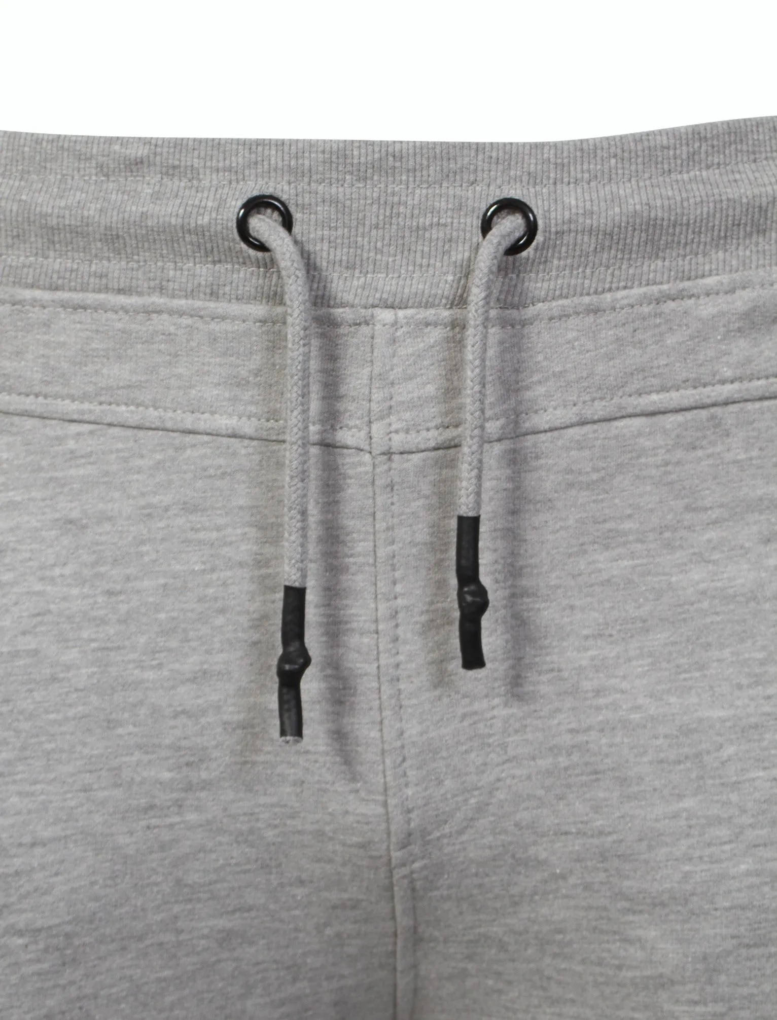 Mens Brendon Qutory Cuffed Joggers in Grey Marl