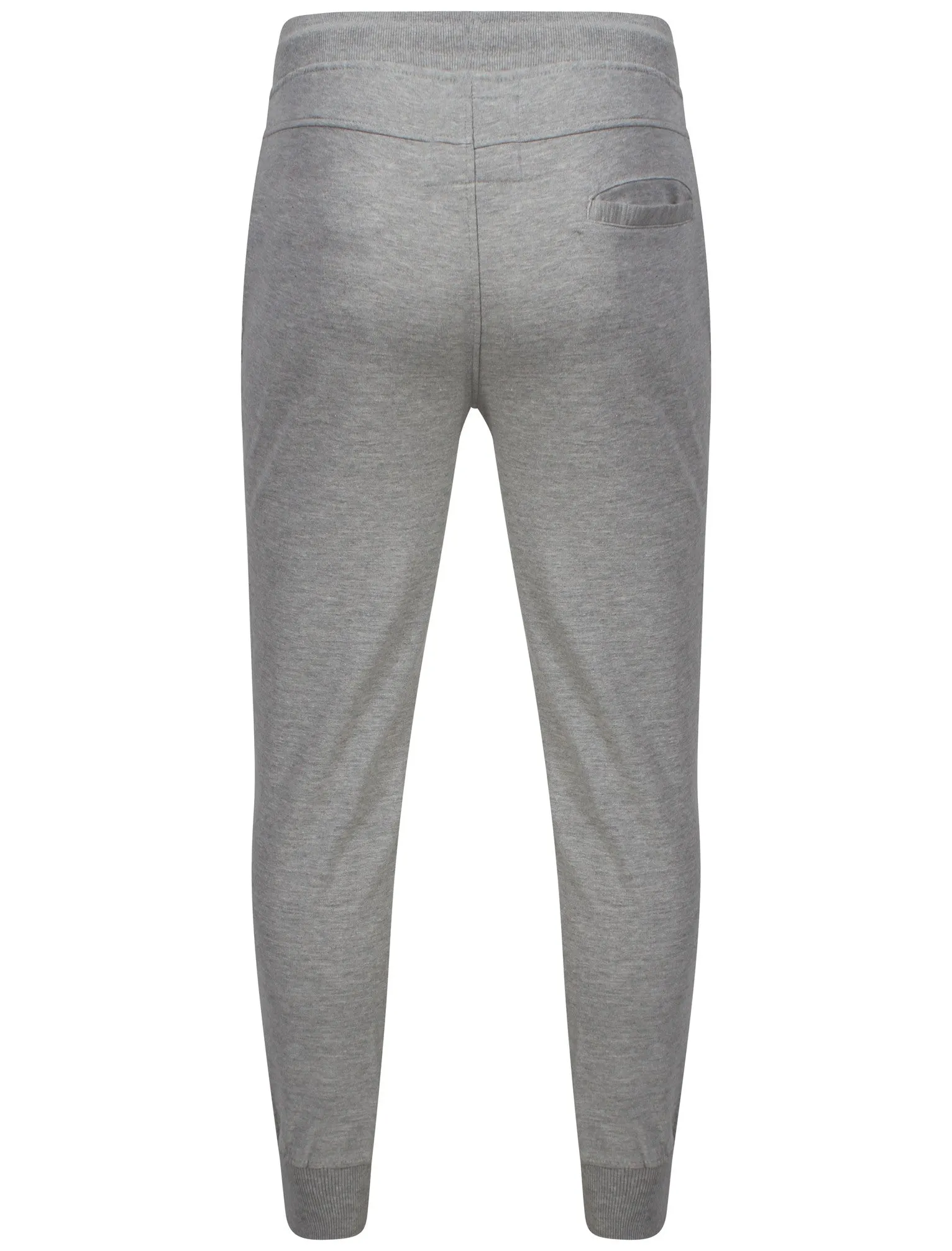 Mens Brendon Qutory Cuffed Joggers in Grey Marl