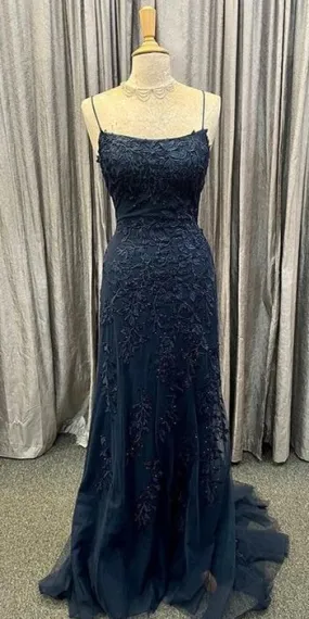 mermaid lace appliques long prom dress long formal dress party dress prom dress      fg4909