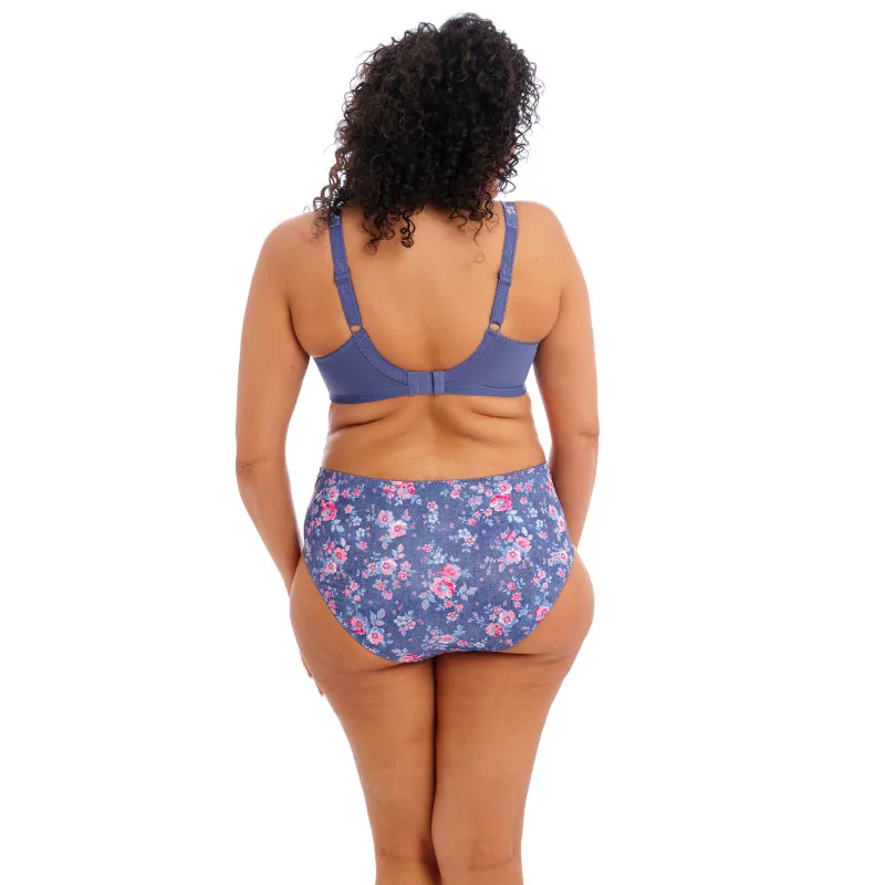 Morgan Full Brief Denim Floral Print - Elomi