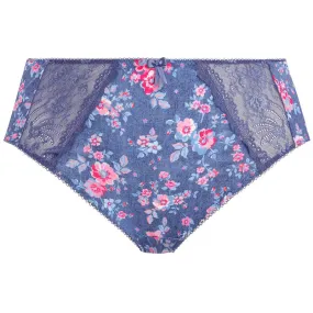 Morgan Full Brief Denim Floral Print - Elomi