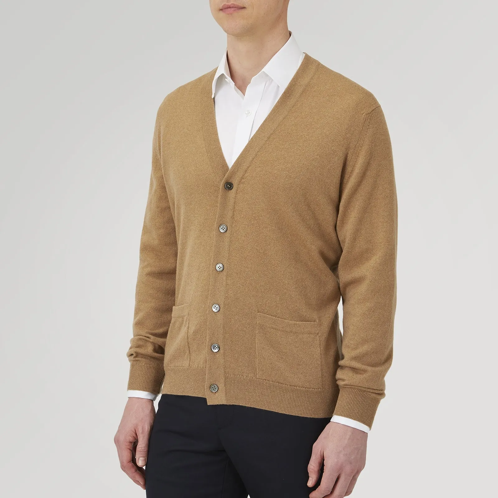 Natural Cashmere Cardigan