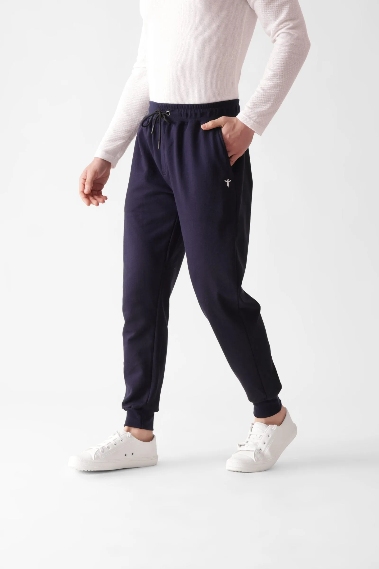 Navy Blue Joggers for Men