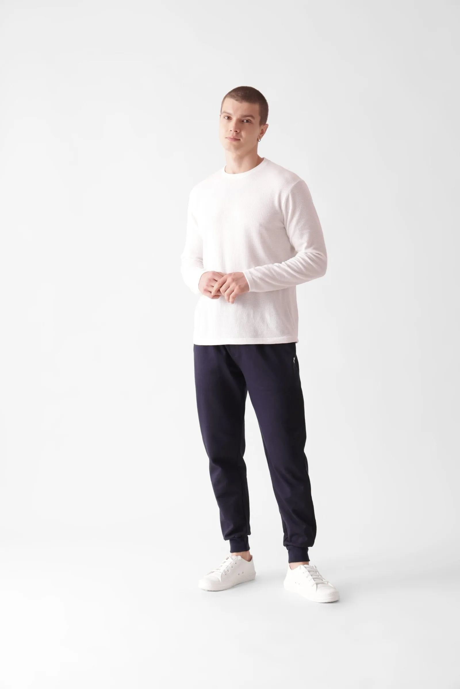 Navy Blue Joggers for Men