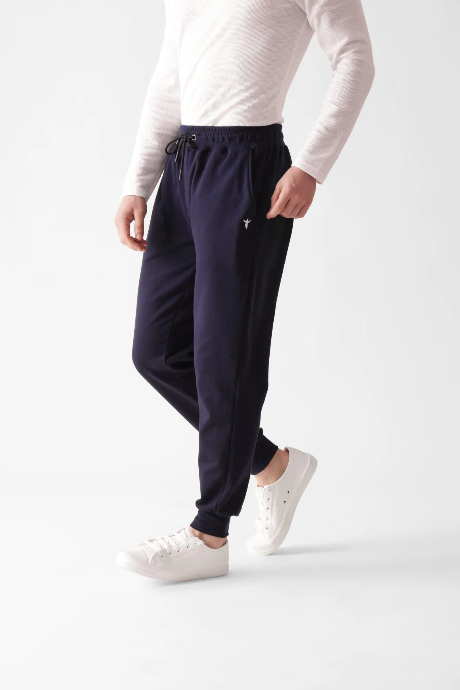 Navy Blue Joggers for Men