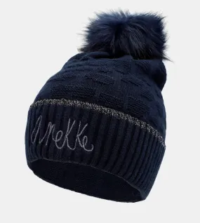 Navy Blue Shodō Knit Hat