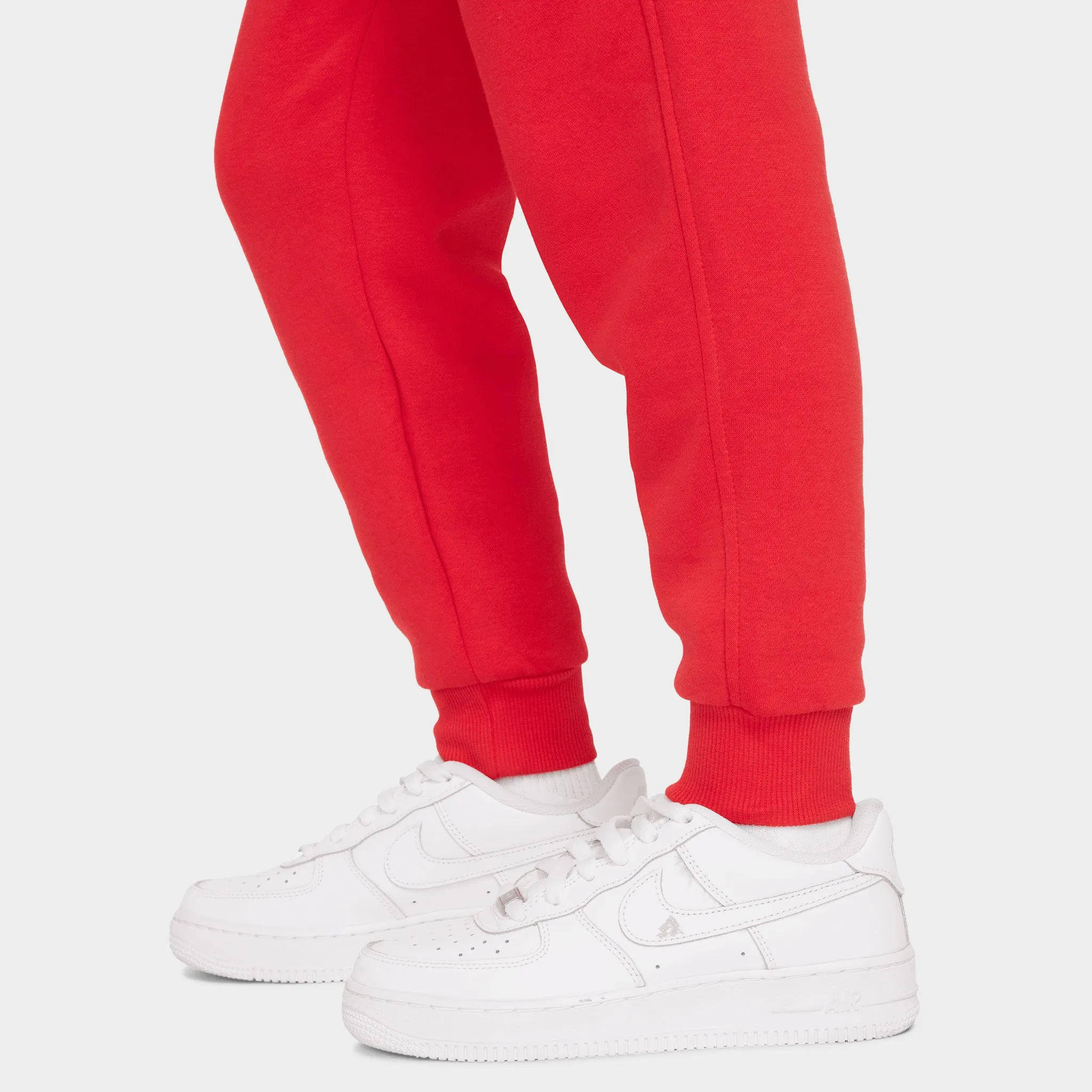 Nike Juniors' Club Fleece Joggers University Red / White