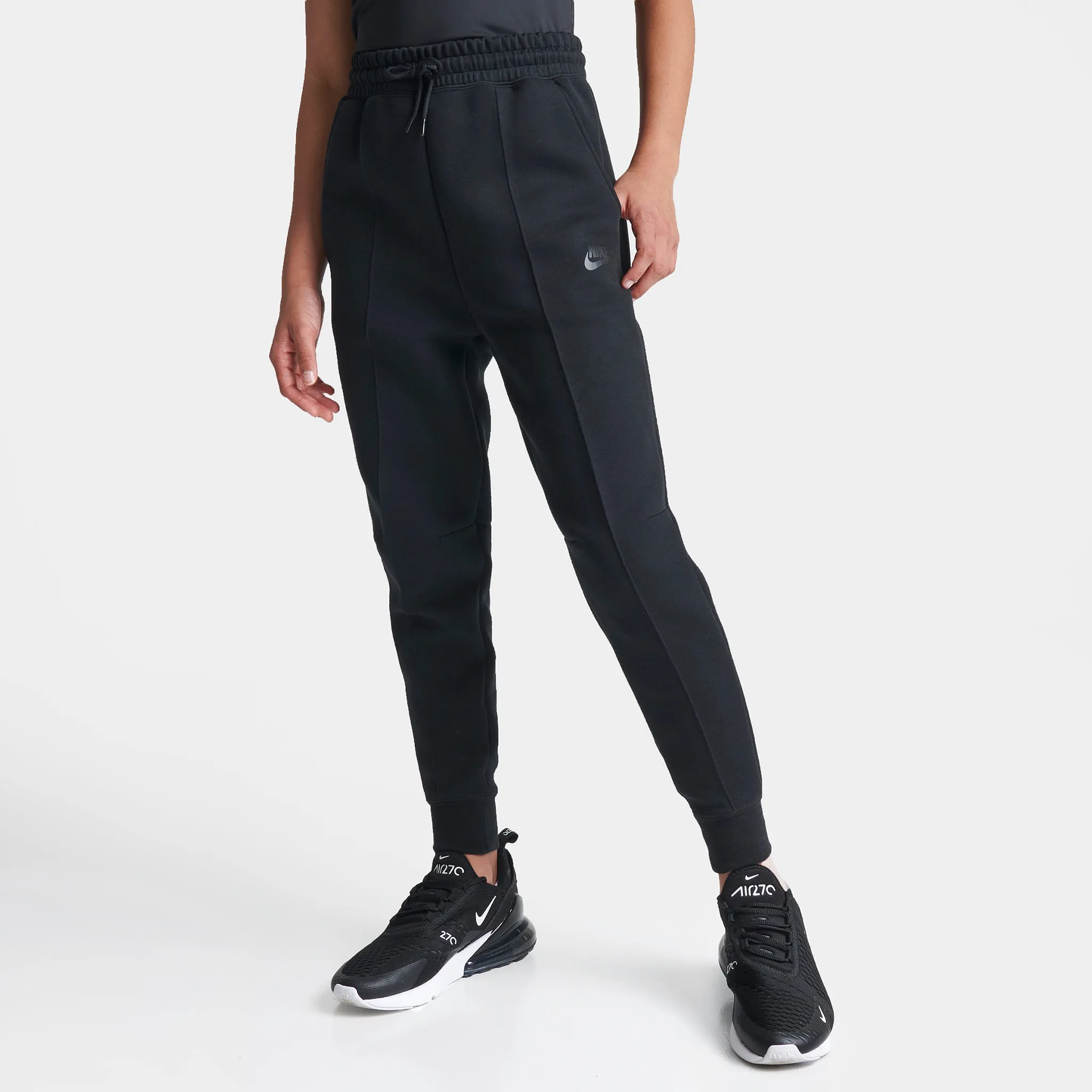 Nike Sportswear Junior Girls' Tech Fleece Joggers Black / Black - Black