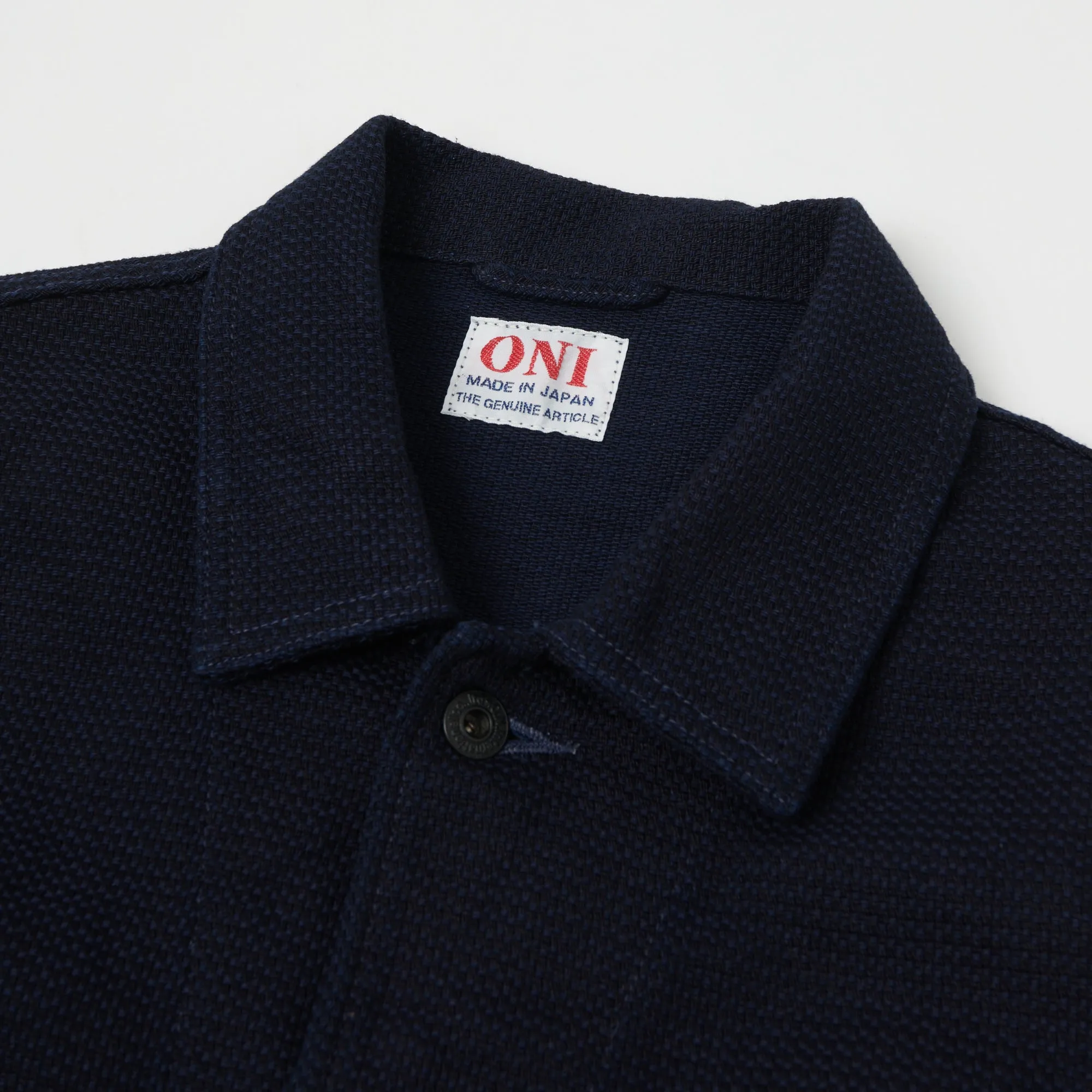 ONI 03100-ID Sashiko Dobby Coverall Jacket - Indigo