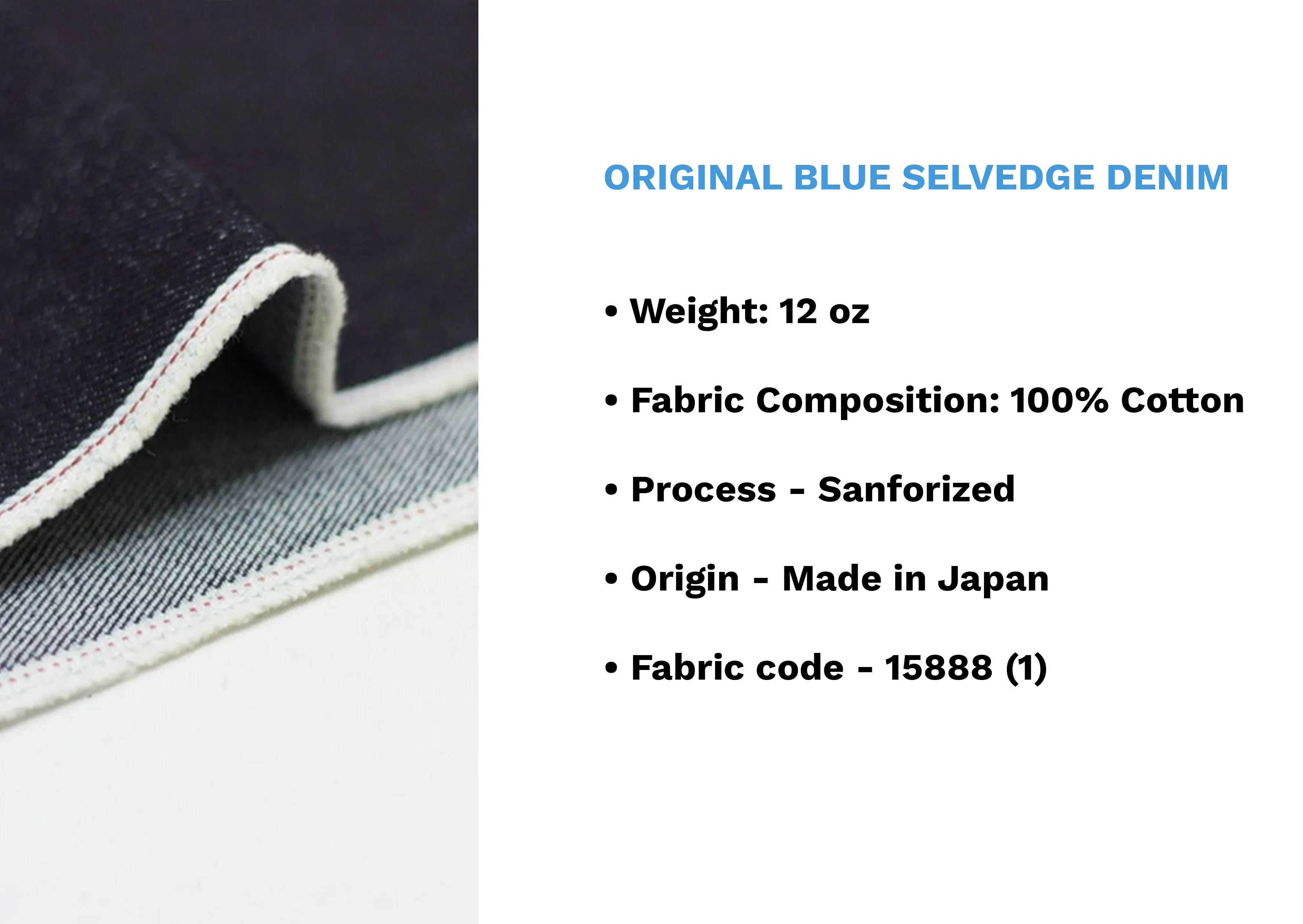 ORIGINAL BLUE SELVEDGE DENIM