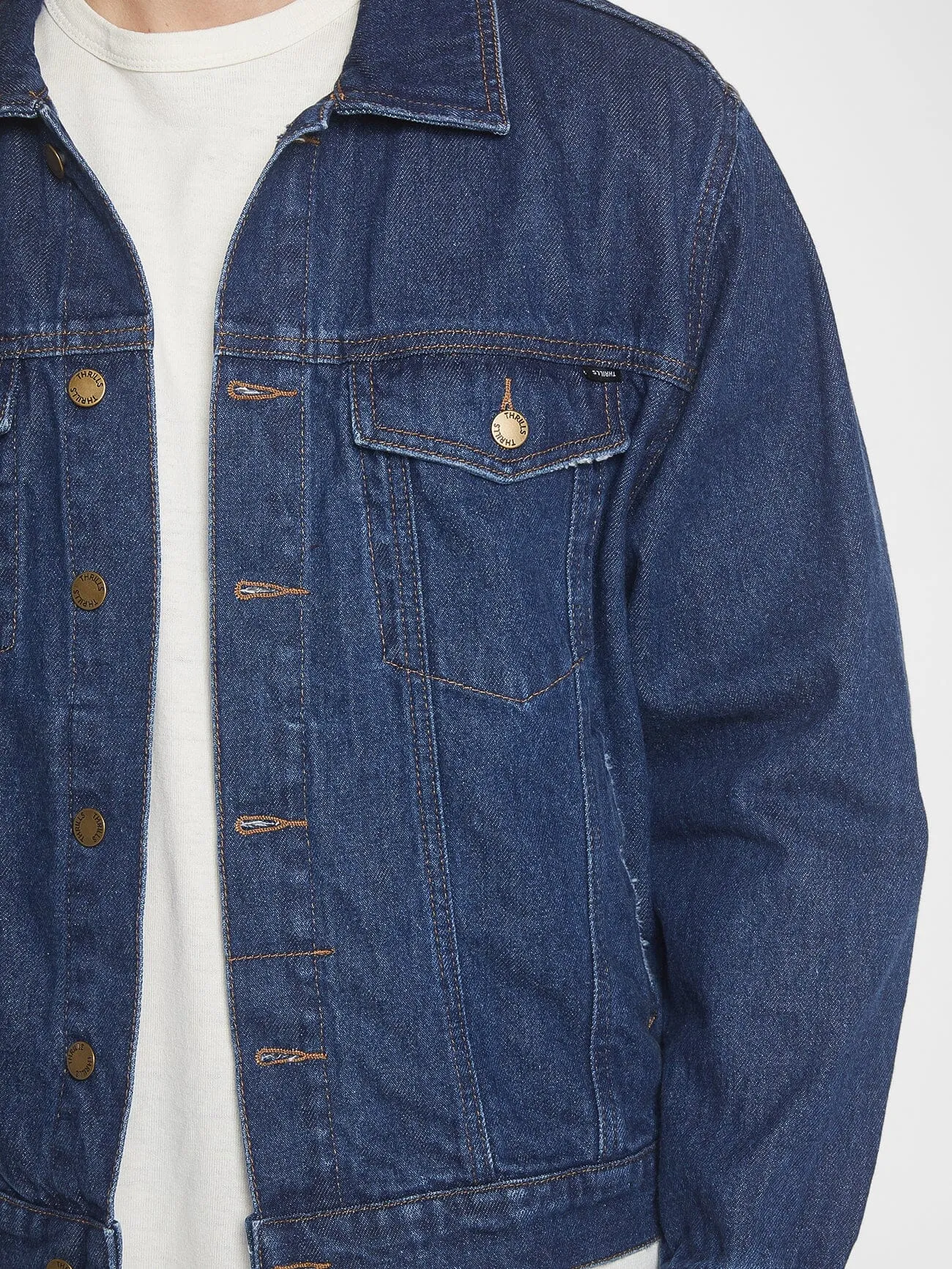 Oversized Wanderer Denim Jacket - Double Indigo Rinse