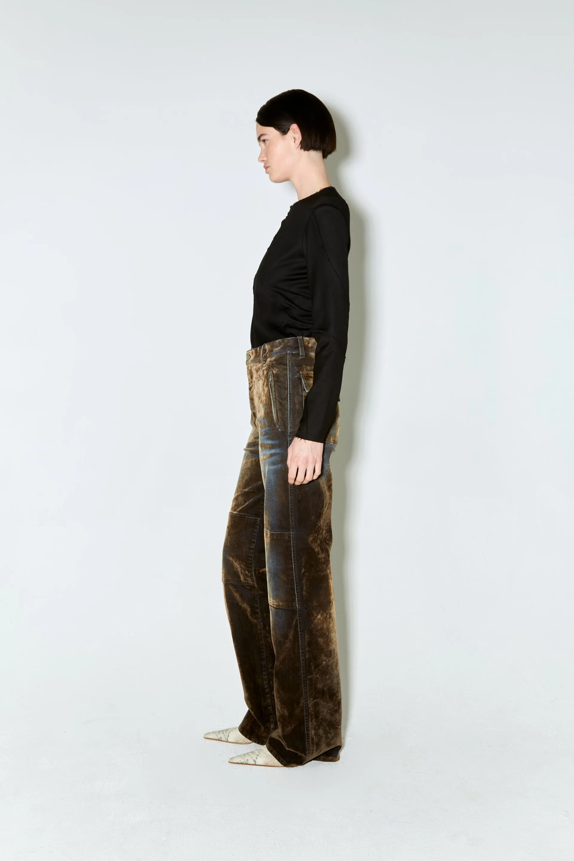 PALERMA pants velvet denim