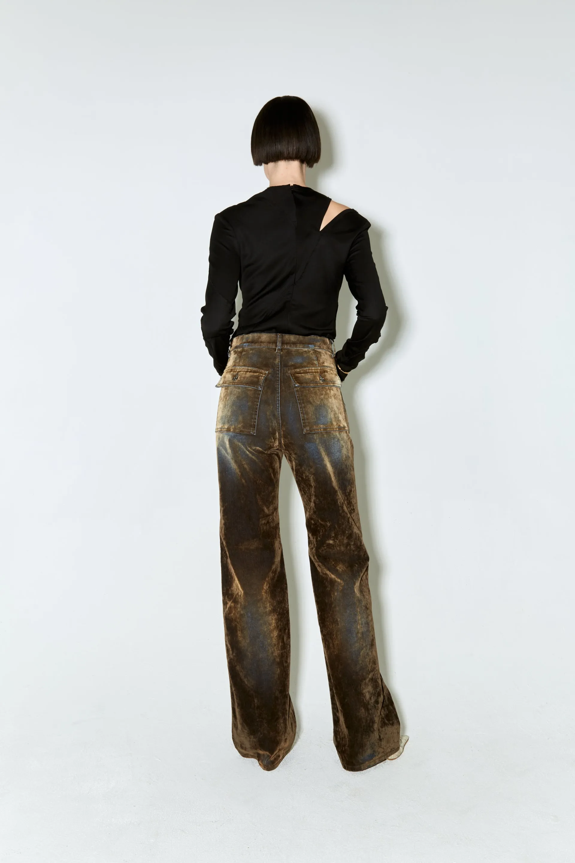 PALERMA pants velvet denim