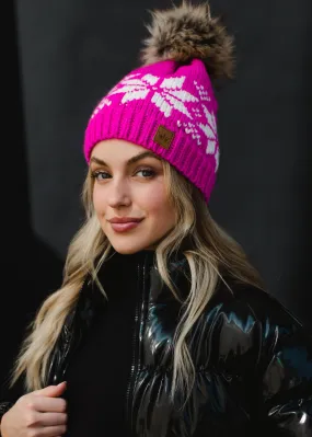 Panache Snowflake Knit Hat