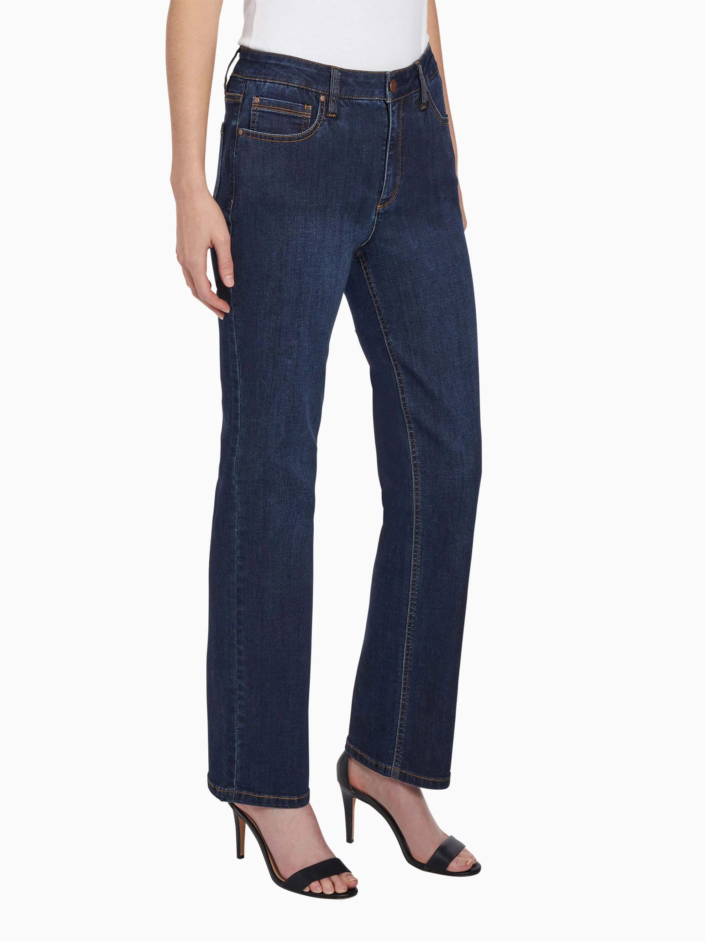 Petite Lexington Straight Leg Jeans, Westpoint Wash